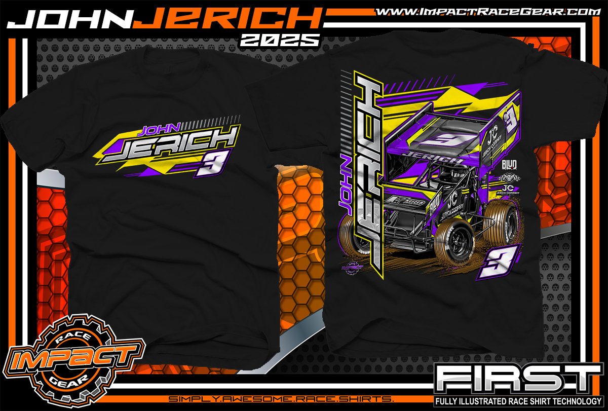 JJR No. 3 Black T-Shirt